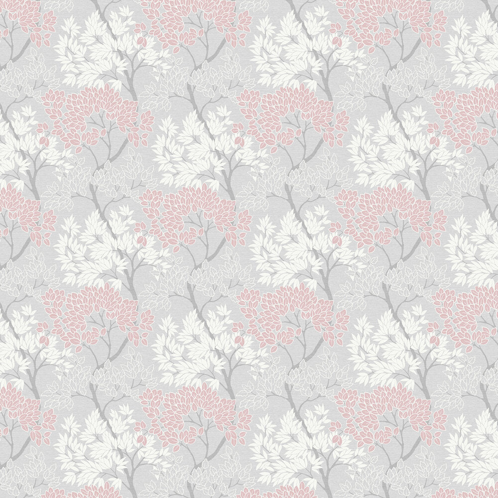 Lykke Tree Wallpaper - Pink