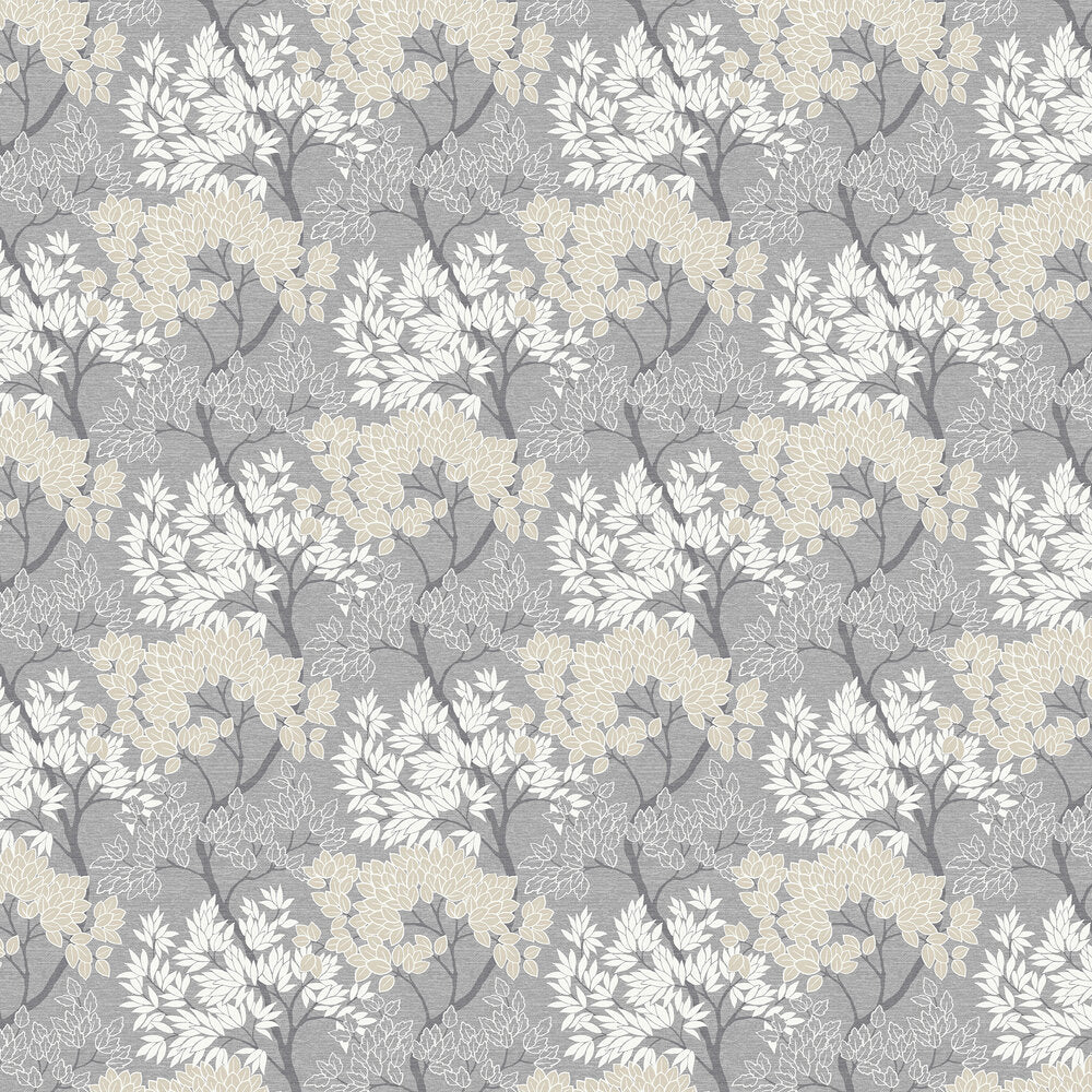 Lykke Tree Wallpaper - Gray