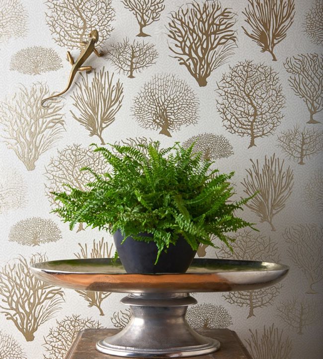 Seafern Room Wallpaper - Purple