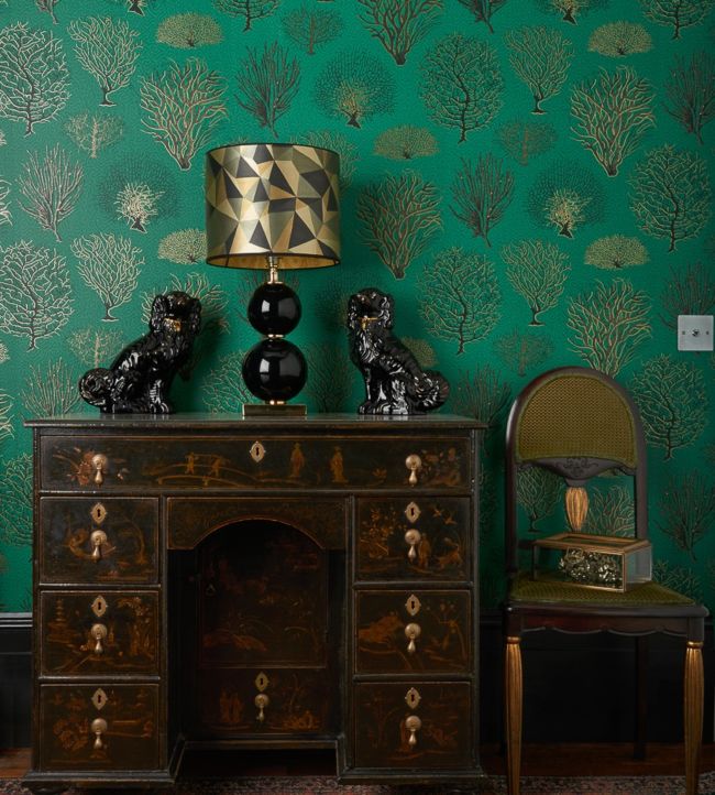 Seafern Room Wallpaper - Green