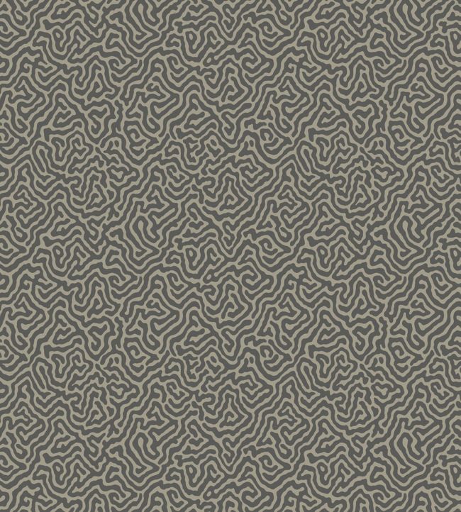 Vermicelli Wallpaper - Gray 