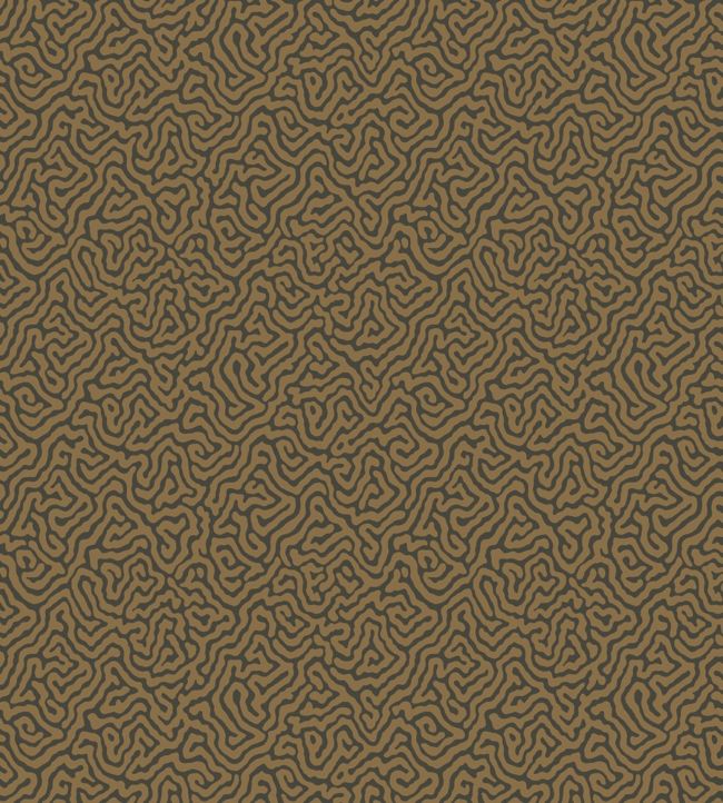 Vermicelli Wallpaper - Brown 