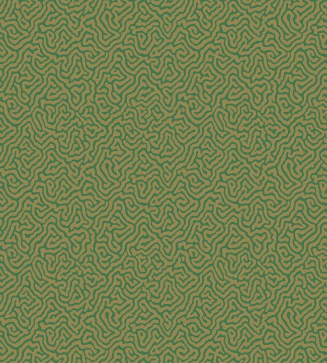 Vermicelli Wallpaper - Green