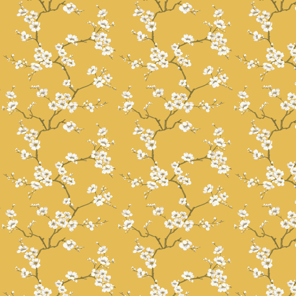 Apple Blossom Wallpaper - Gold