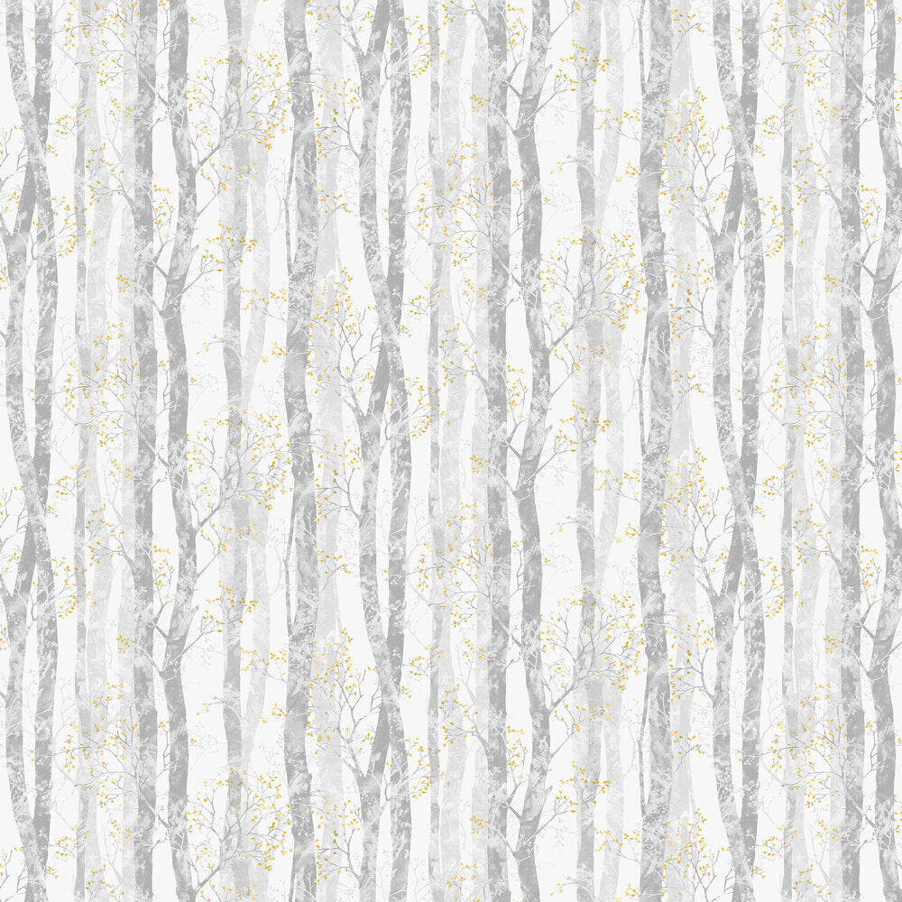 Dappled trees Wallpaper - Gray