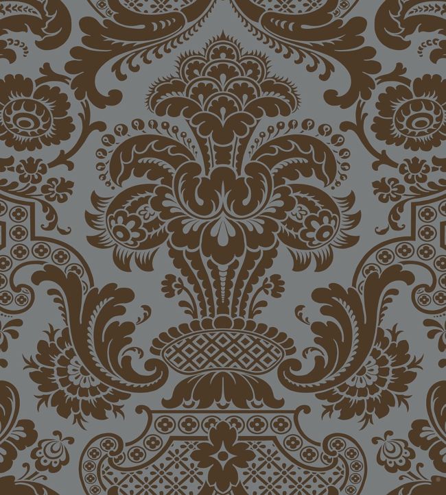 Carmen Wallpaper - Teal - Cole & Son