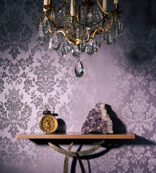 Giselle Wallpaper - Purple - Cole & Son