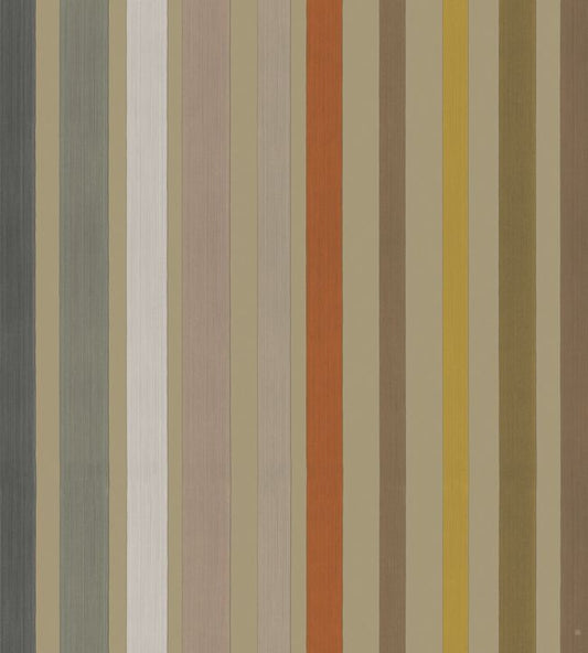 Carousel Stripe Wallpaper - Sand - Cole & Son