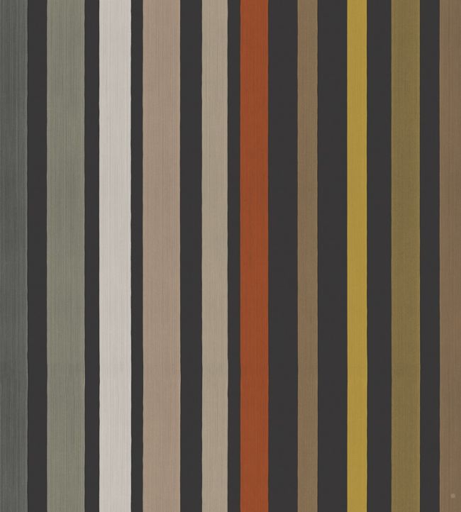 Carousel Stripe Wallpaper - Brown