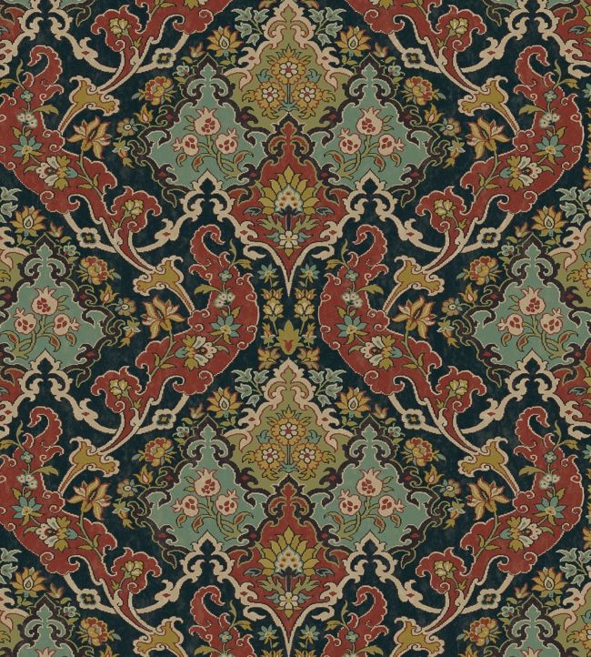 Pushkin Wallpaper - Brown  - Cole & Son
