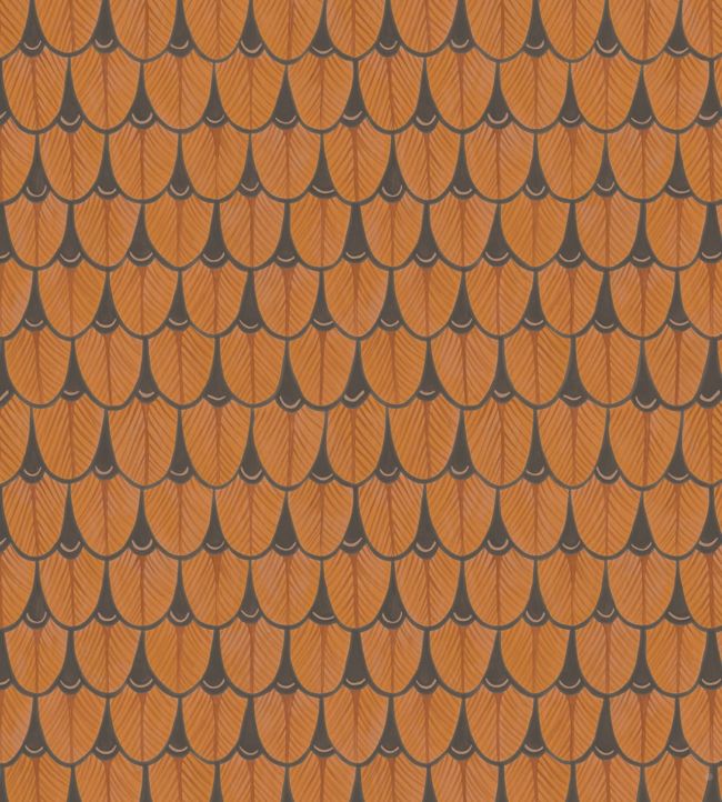 Narina Wallpaper - Orange - Cole & Son