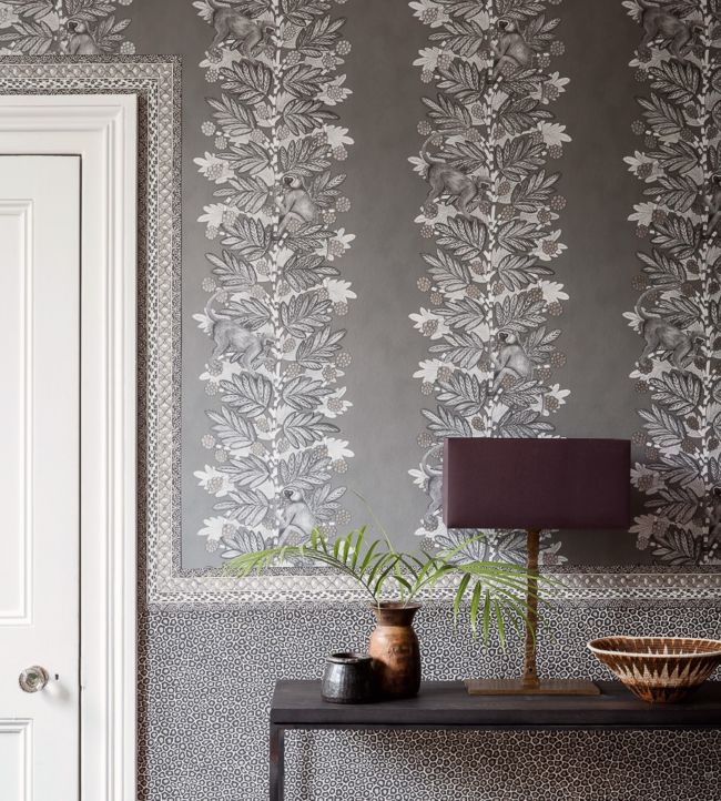Acacia Room Wallpaper - Gray