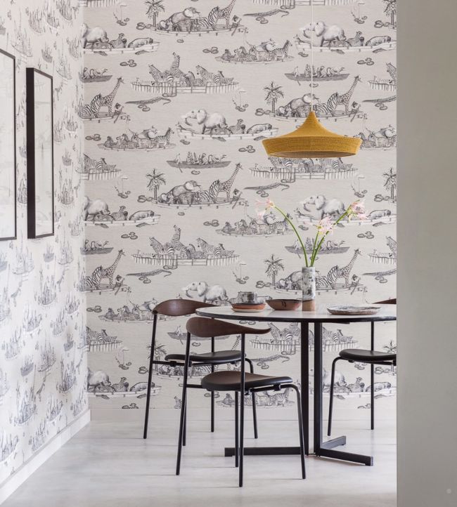 Zambezi Room Wallpaper - Gray