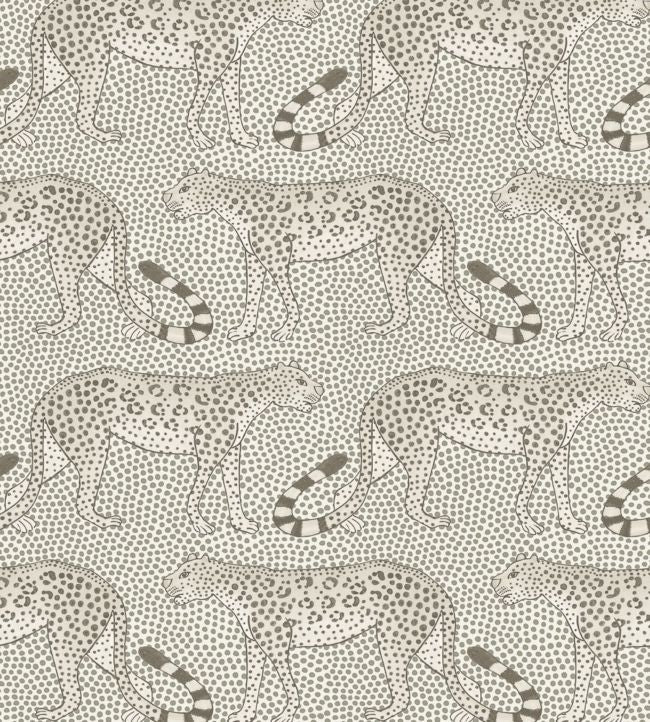 Leopard Walk Wallpaper - Gray - Cole & Son