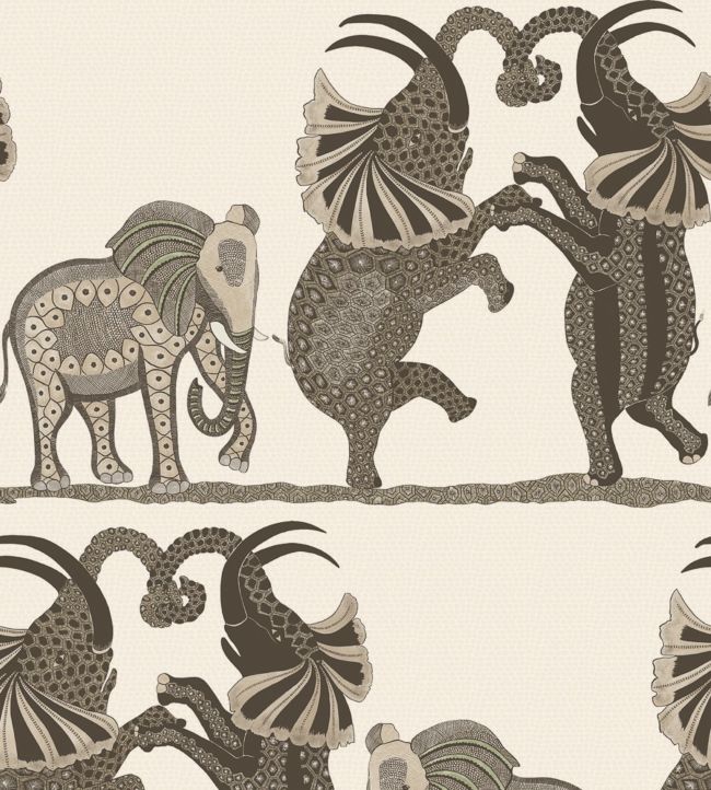Safari Dance Wallpaper - Gray