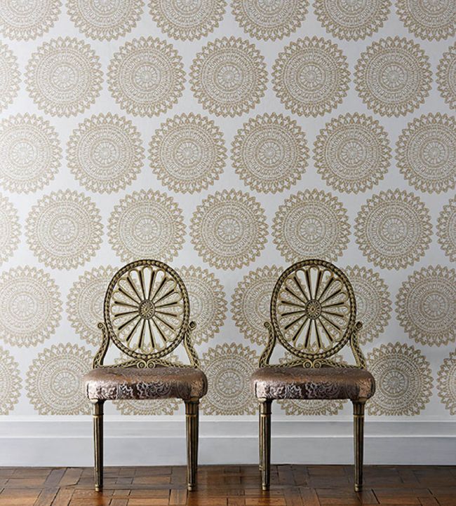 Medina Room Wallpaper - Gray