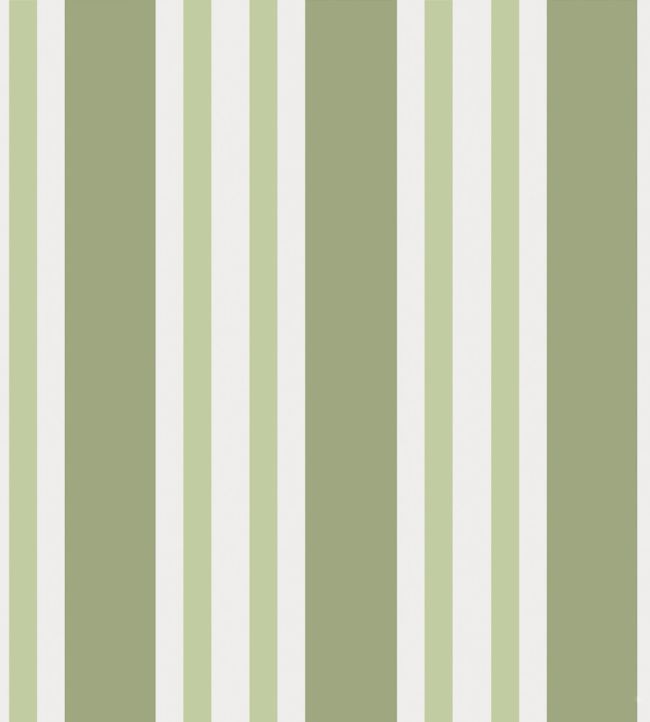 Polo Stripe Wallpaper - Green 