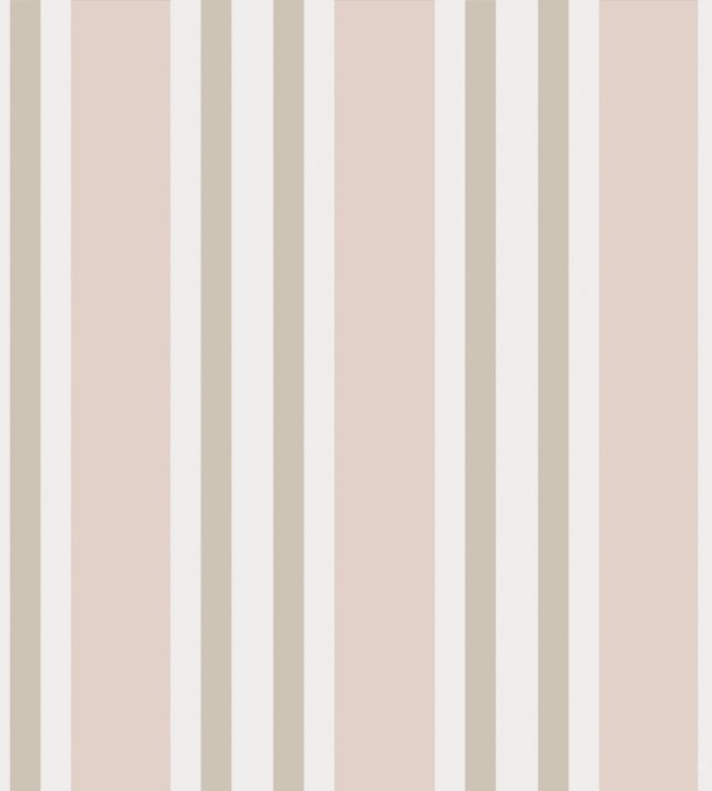 Polo Stripe Wallpaper - Pink 