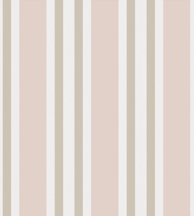 Polo Stripe Wallpaper - Pink  - Cole & Son