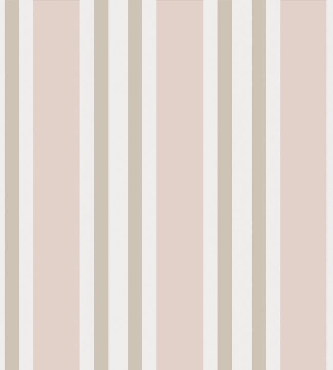 Polo Stripe Wallpaper - Pink  - Cole & Son