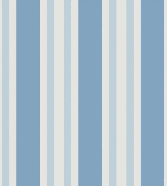 Polo Stripe Wallpaper - Blue