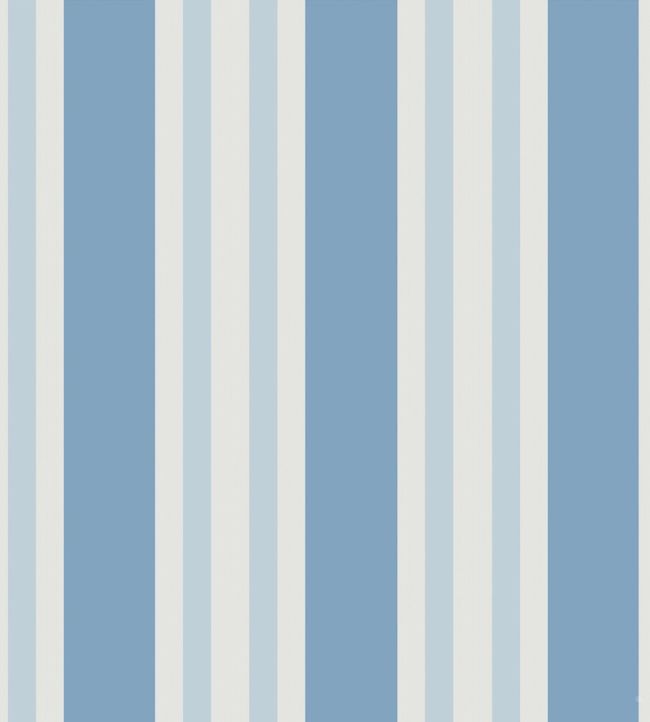 Polo Stripe Wallpaper - Blue - Cole & Son