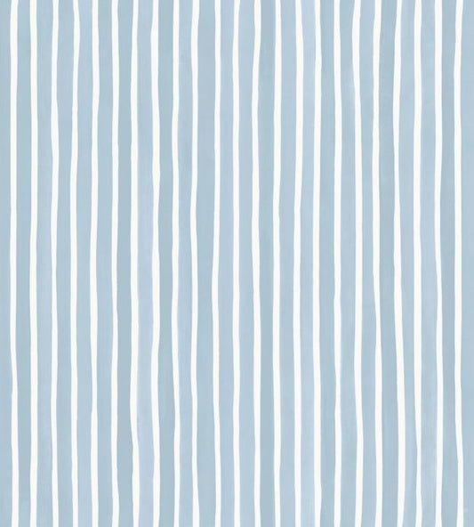 Croquet Stripe Wallpaper - Blue - Cole & Son
