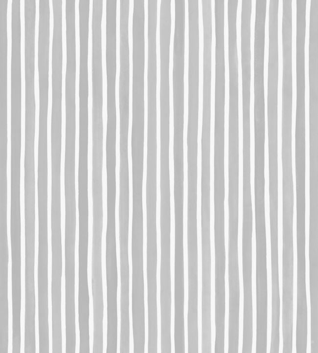 Croquet Stripe Wallpaper - Gray