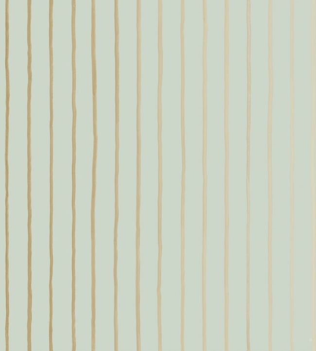 College Stripe Wallpaper - Teal 