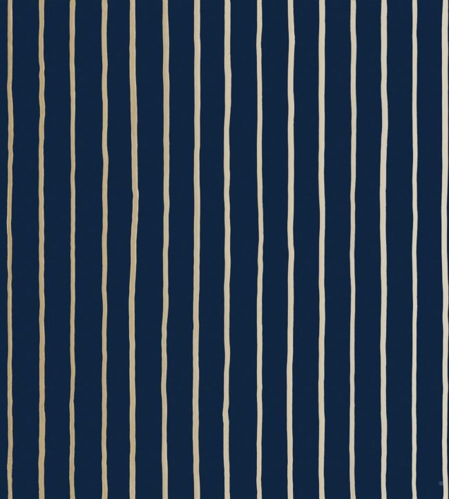 College Stripe Wallpaper - Blue