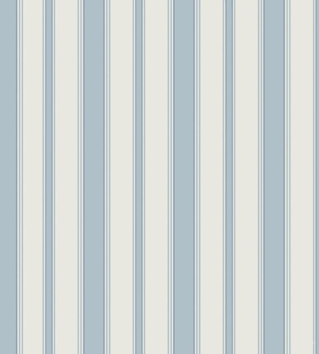 Cambridge Stripe Wallpaper - Blue