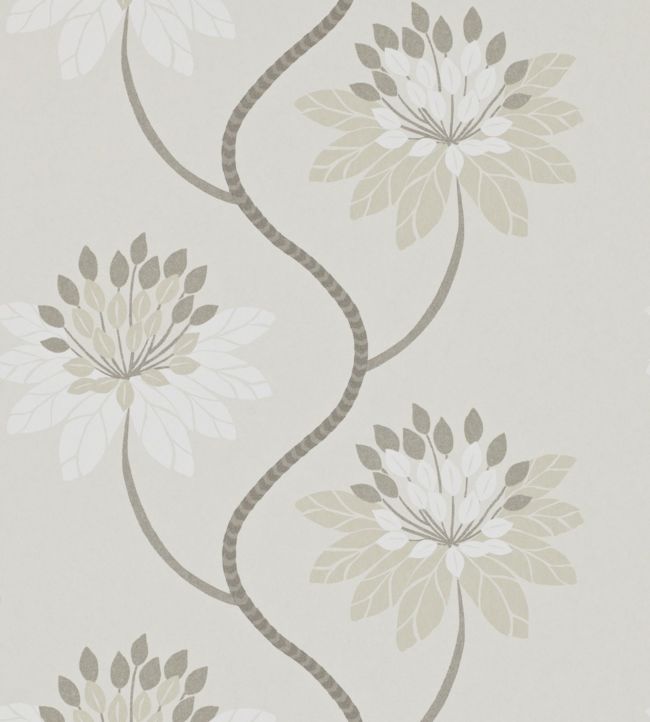 Eloise Wallpaper - Gray