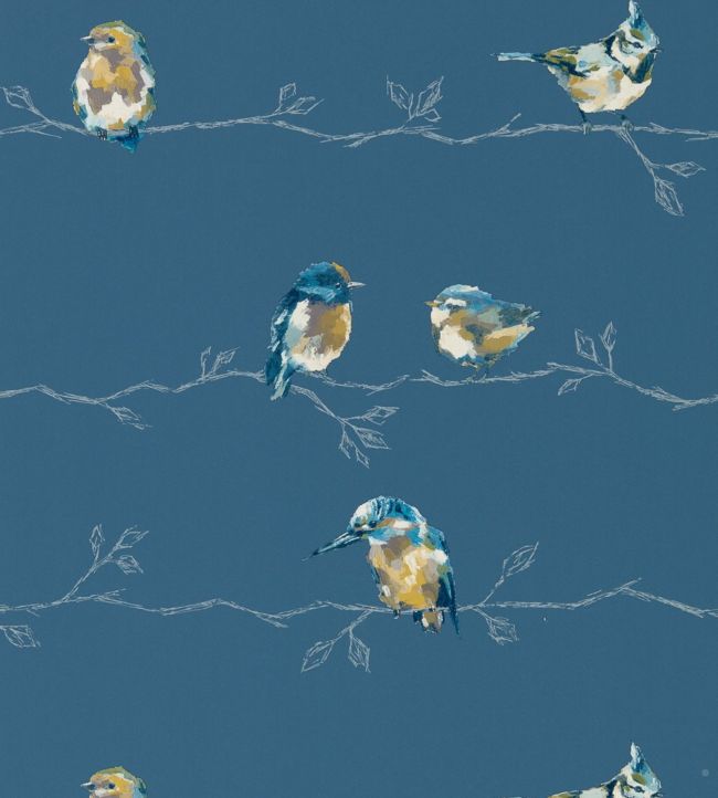 Persico Wallpaper - Blue