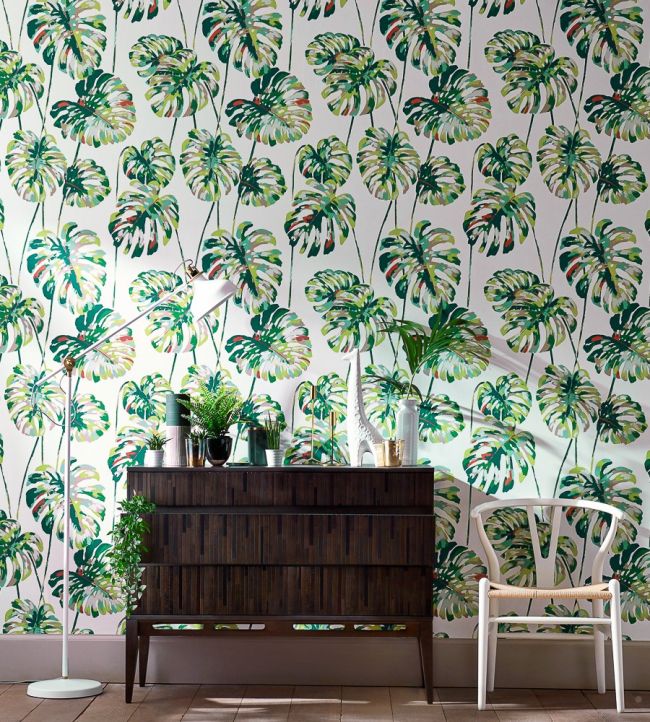 Kelapa Room Wallpaper - Green