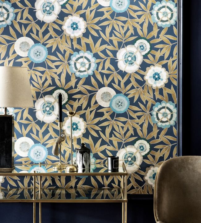 Komovi Room Wallpaper - Blue