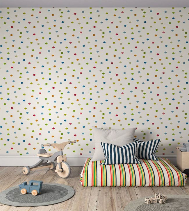 Bon Bon Room Wallpaper - Multicolor