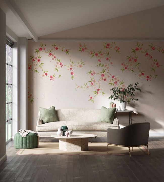 Rosa Room Wallpaper - Pink