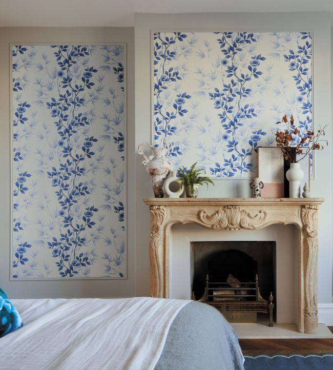 Lady Alford Room Wallpaper - Blue
