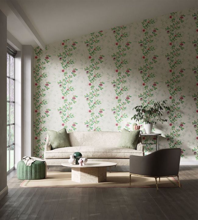 Lady Alford Room Wallpaper - Green