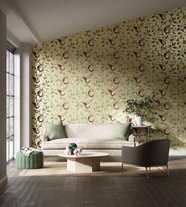 Nellie Room Wallpaper - Green