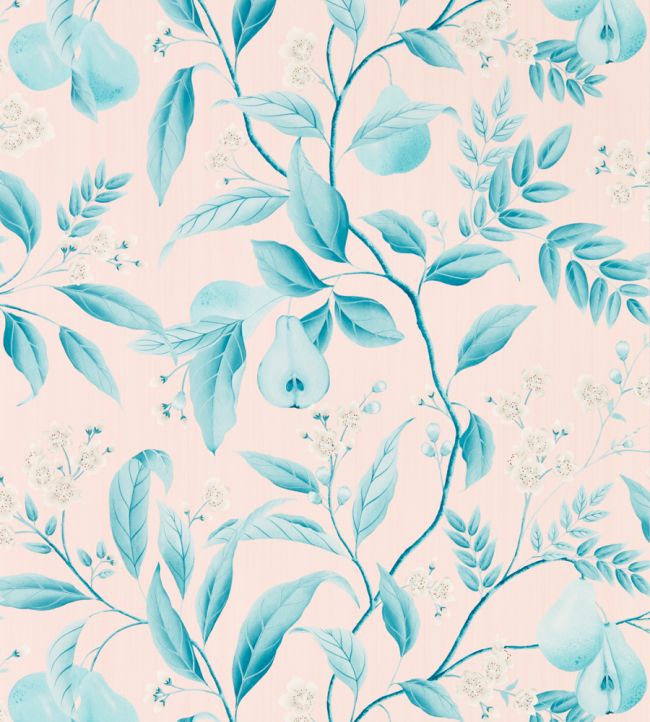 Marie Wallpaper - Blue