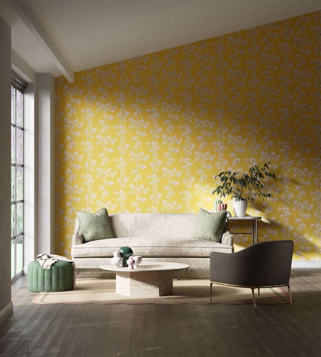 Isabella Room Wallpaper - Yellow