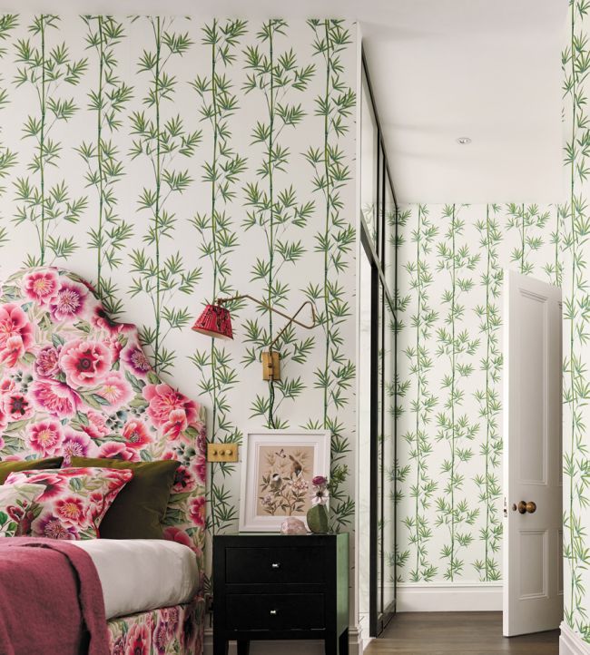 Isabella Room Wallpaper - Green