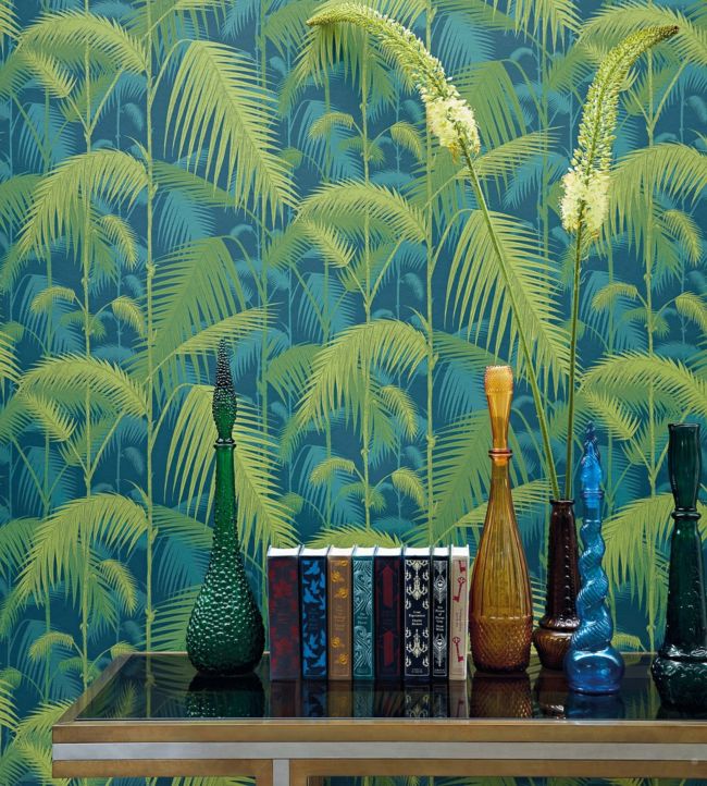 Palm Jungle Room Wallpaper 2 - Green