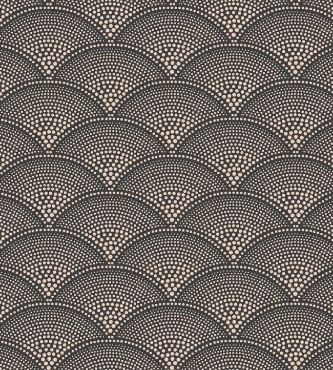 Feather Fan Wallpaper - Gray