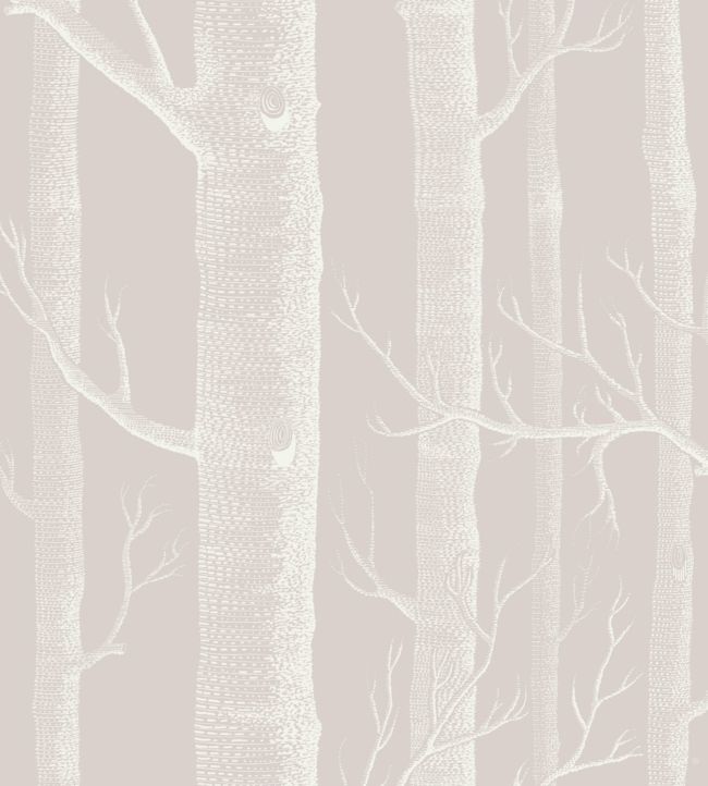 Woods Wallpaper - Pink 