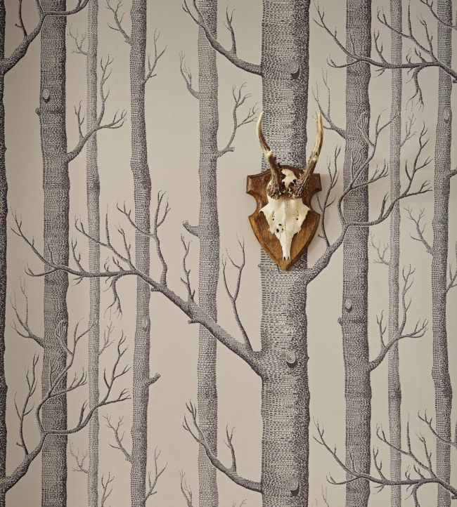 Woods Wallpaper - Gray  - Cole & Son