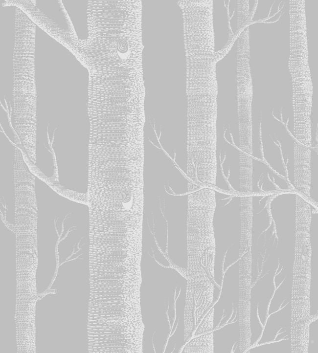 Woods Wallpaper - Silver