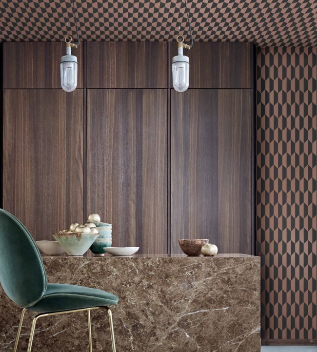 Petite Tile Wallpaper - Sand - Cole & Son