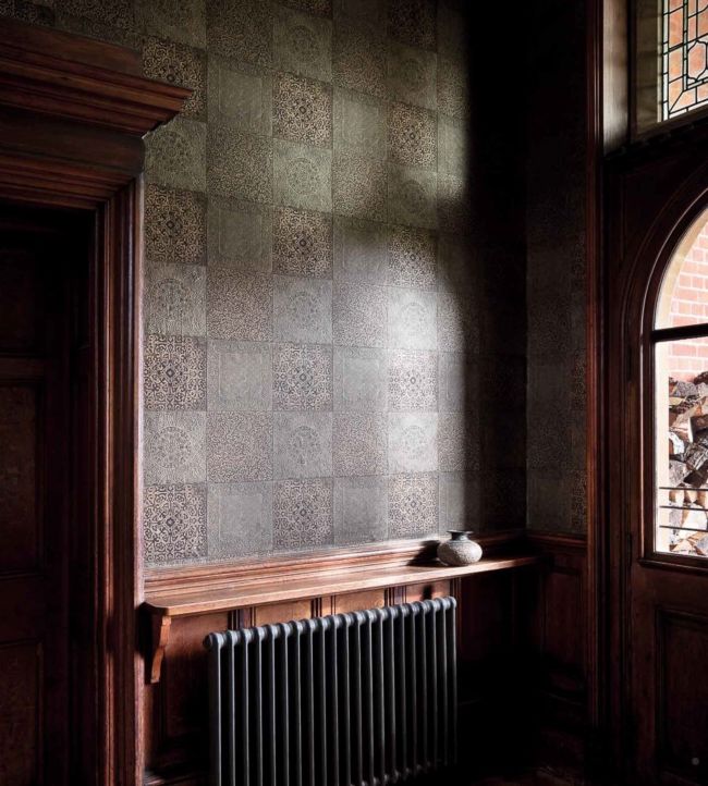 Bazaar Room Wallpaper - Gray